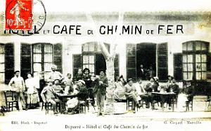 3027- Duperre - Hotel et Cafe du Chemin de Fer - 1910